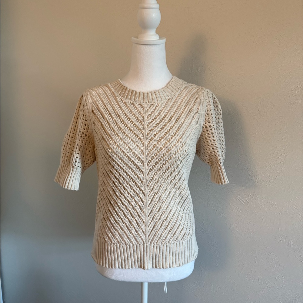 Simply Vera Vera Wang Cream Knit Top
